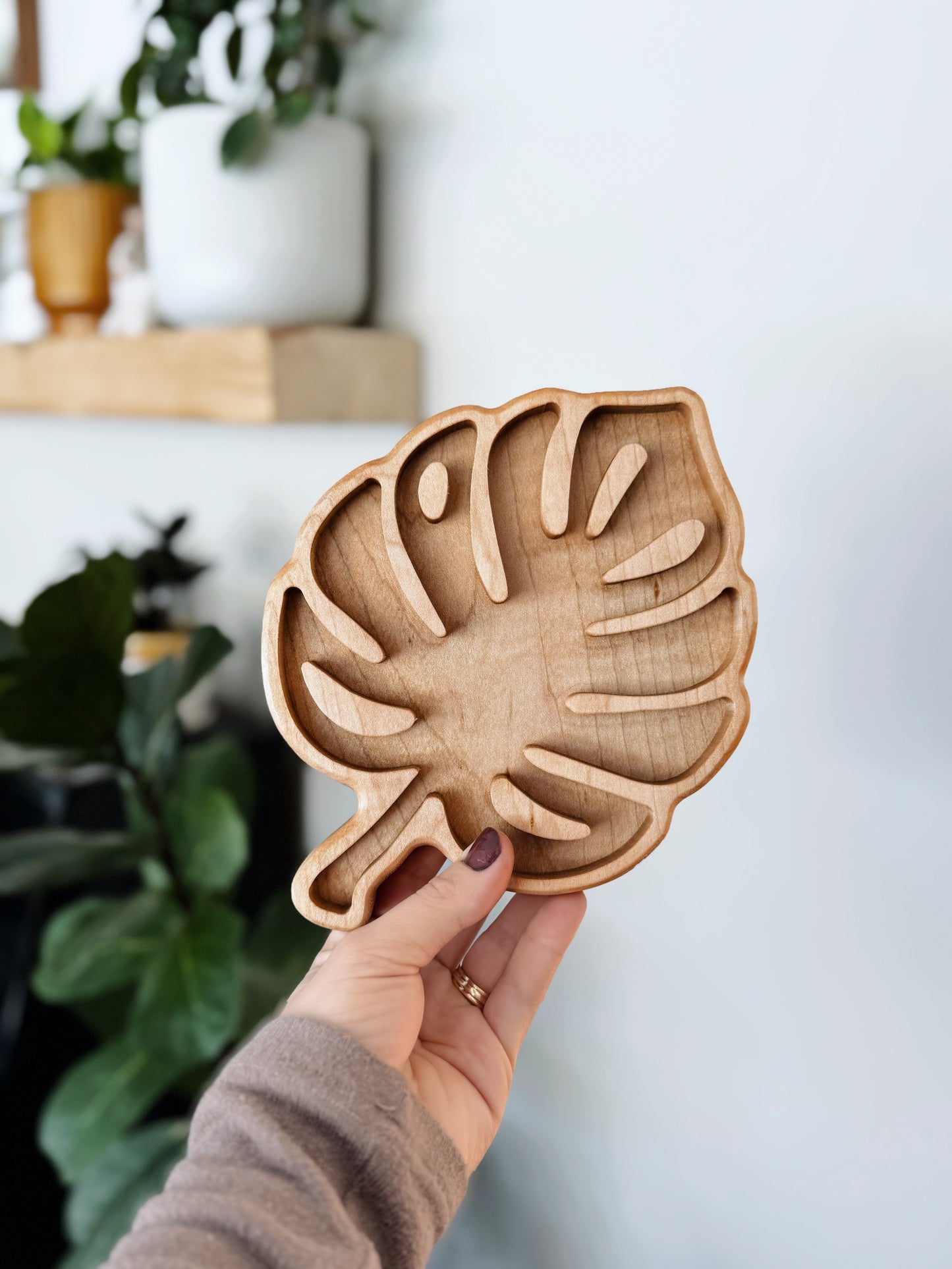 Monstera Leaf Tray