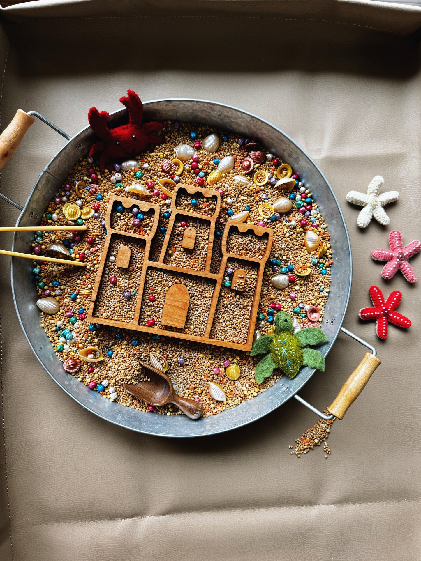 Sandcastle Tray