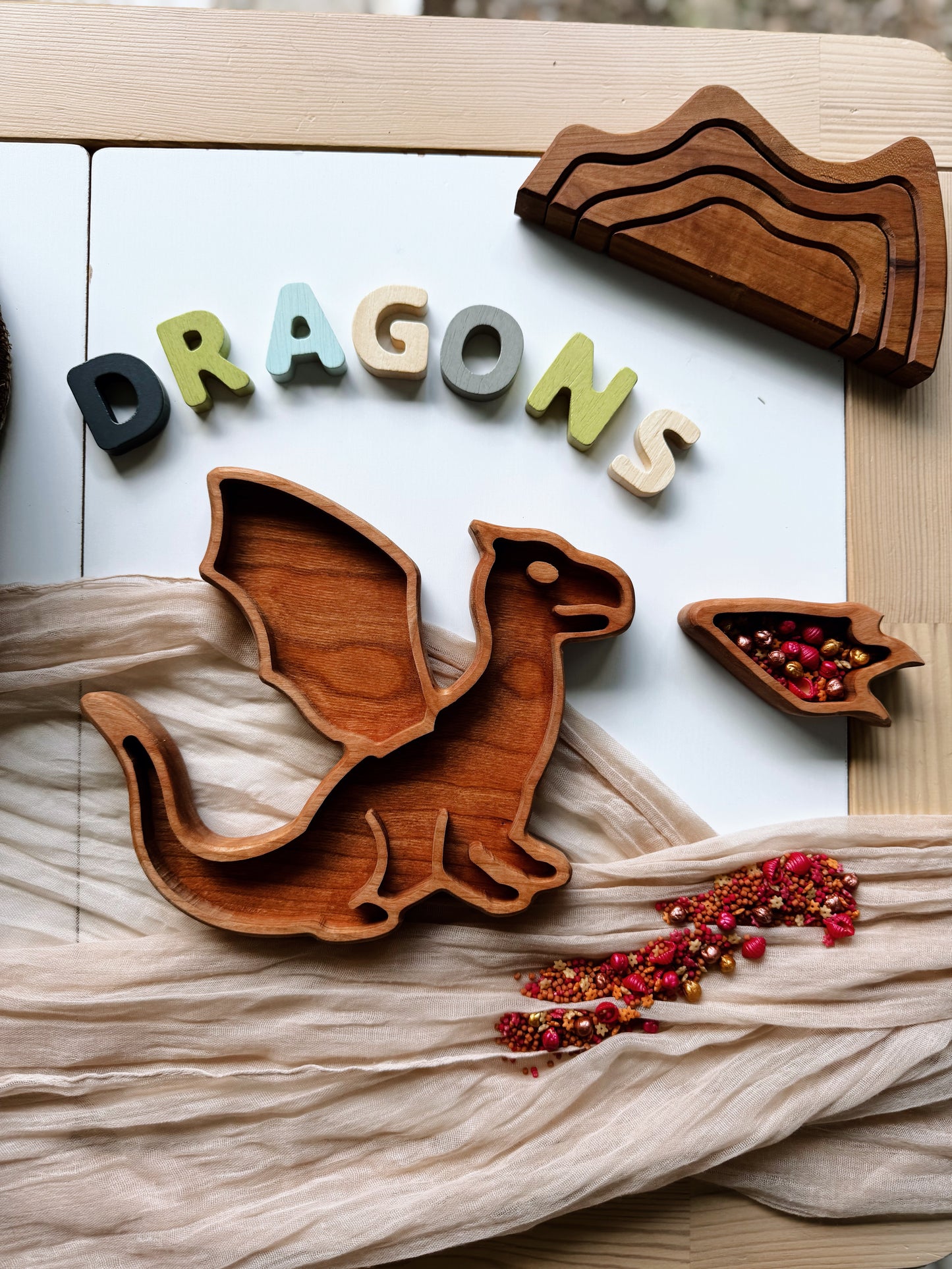 Dragon & Flame Tray