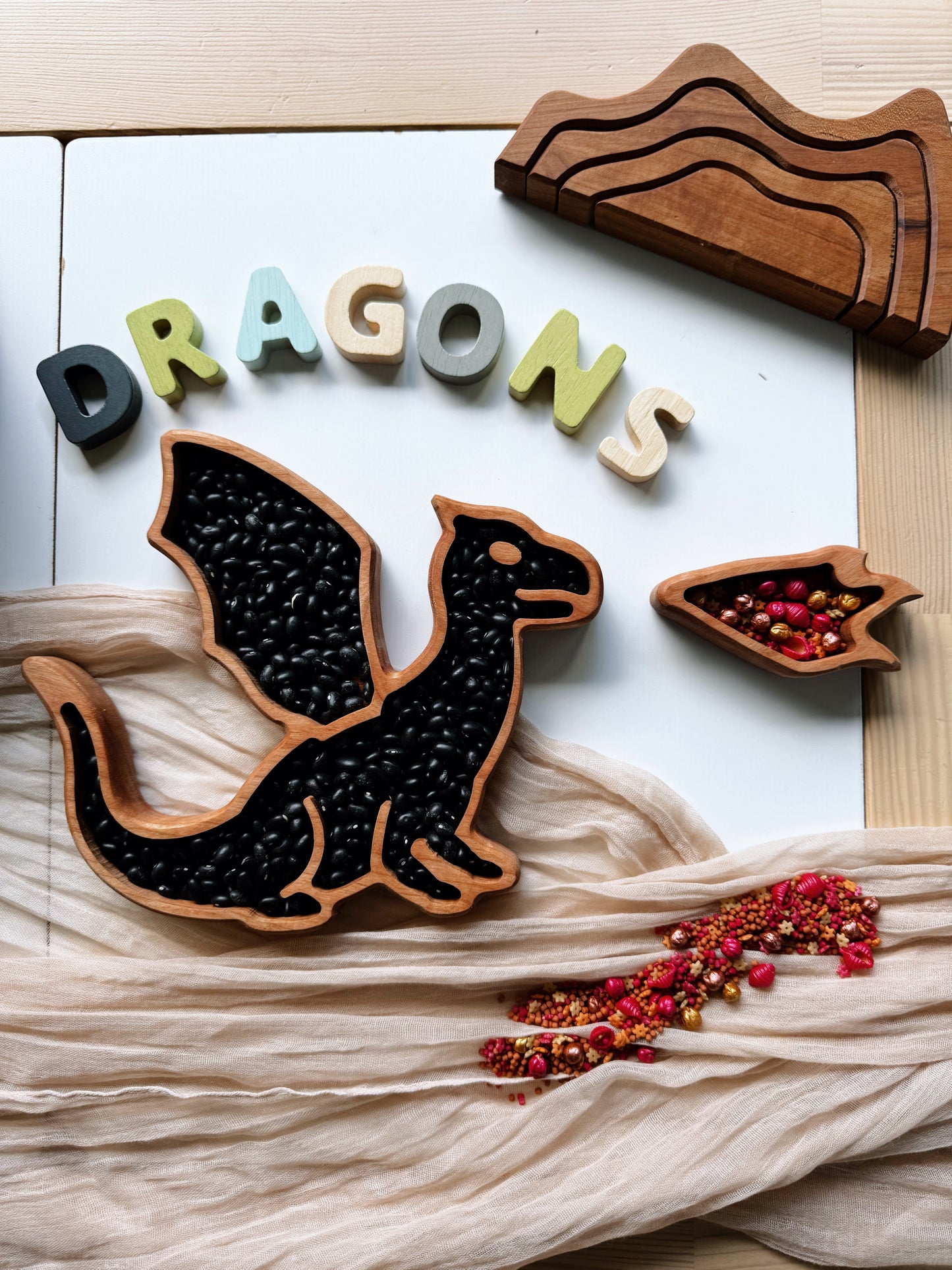 Dragon & Flame Tray