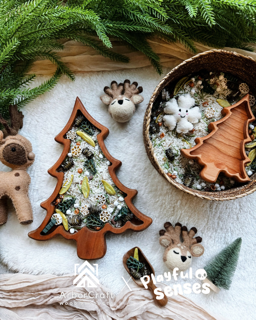 Mini Christmas Tree Tray