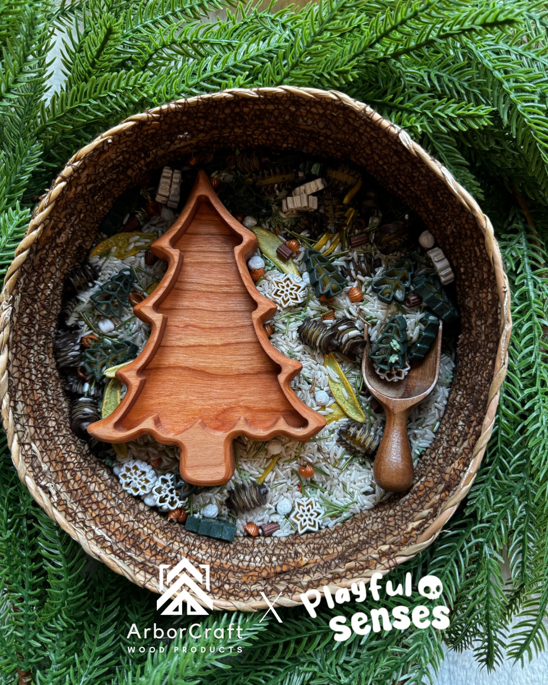 Mini Christmas Tree Tray